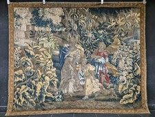 Tapisserie Gobelin Antik Barocke Höfische Szene 17 Jahrhundert