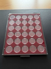 Leuchtturm stapelbare Münzbox für 30 x BRD 20 Euro Silbermünzen inkl. Kapseln