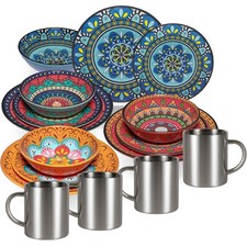 Melamin Geschirrset 4 Personen