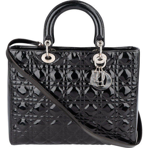 Christian dior quilted patent - christian,
