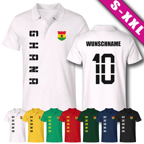 Ghana polo shirt trikot - polo-shirt,