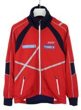 Swix Jacke Herren M Halb Netz Gefüttert Hoher Kragen Elastische Bündchen Taschen