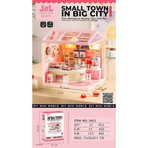 Miniatur bubble tea laden - miniatur,
