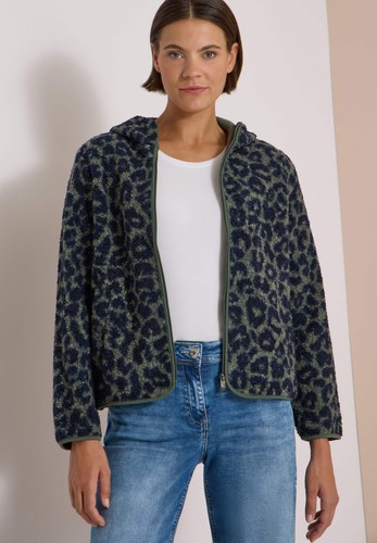 Cecil teddy jacke mit - teddy-jacke, kapuze