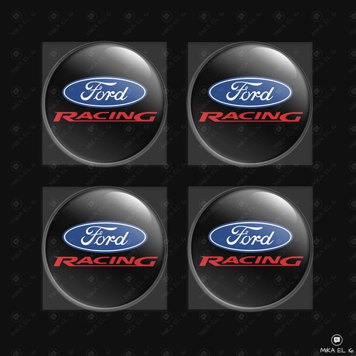 Ford radnabenkappen aufkleber - ford,