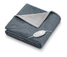 BEURER Wärmezudecke HD 75 Cosy Dark Grey 6 Stufen 100W 180x130cm Öko-Tex 100