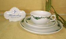 ALT FÜRSTENBERG Schloßgarten grüne Ranke  - 1 Teegedeck