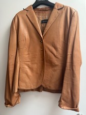 Windsor, Leder Damenblazer mit