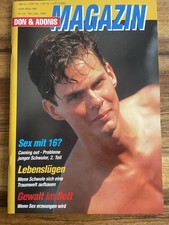 GAY VINTAGE Zeitschrift MAGAZIN  " DON & ADONIS " Nr. 131 von Nov/Dez 1992
