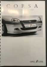 GM Opel Corsa B ILine Irmscher Prospekt Faltblatt Broschüre Werbung 1999 Tuning