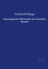 Etymologisches Wörterbuch der