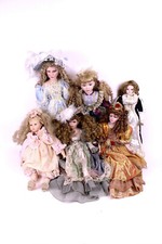 Set 6 Stück Künstlerpuppen