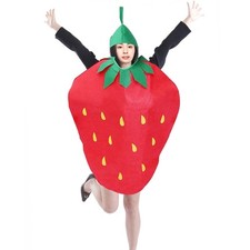 Kostüm Erdbeere Unisex