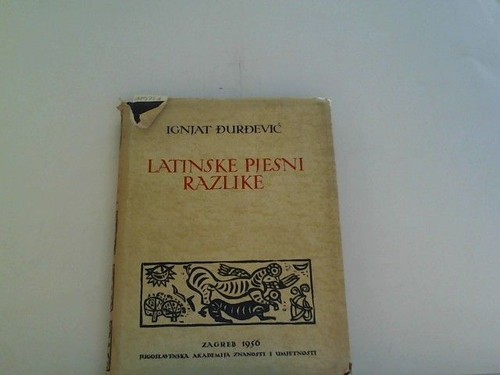 Latinske pjesni razlike - latinske, (=