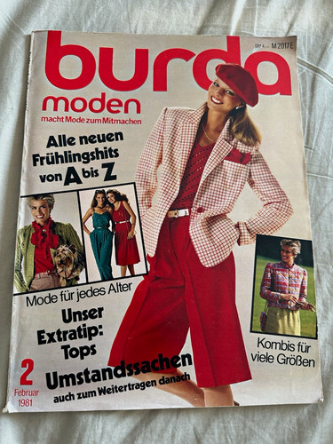 Burda moden februar 1981 - moden,