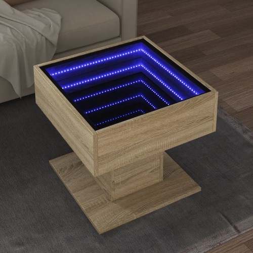 Led couchtisch beistelltisch - led,