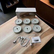 EZVALO Schrankbeleuchtung Kabellos LED, Spots Batterie 2000mAh (6 Stück)