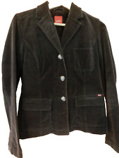 Damen Blazer braun dunkelbraun 38 Esprit Cord Taschen Nähte Baumwolle