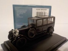 Modellauto, Daimler Leichenwagen - schwarz, 1/76 neu Oxford Druckguss