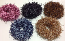 2 x Scrunchie Haargummi URBAN SPIRIT urbaner Schick Farbe wählbar Haarband Zopf