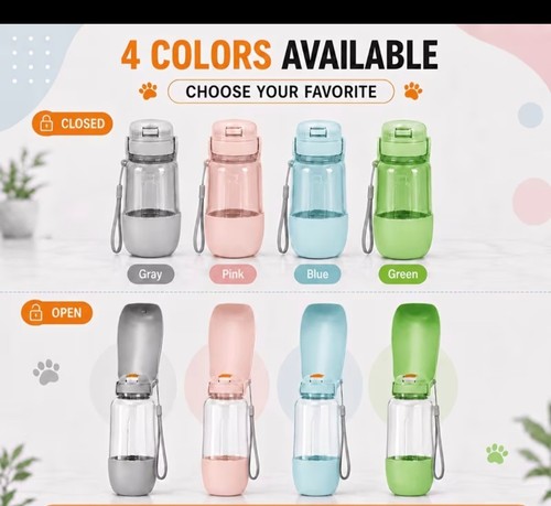 Pet travel water bottle - pet,