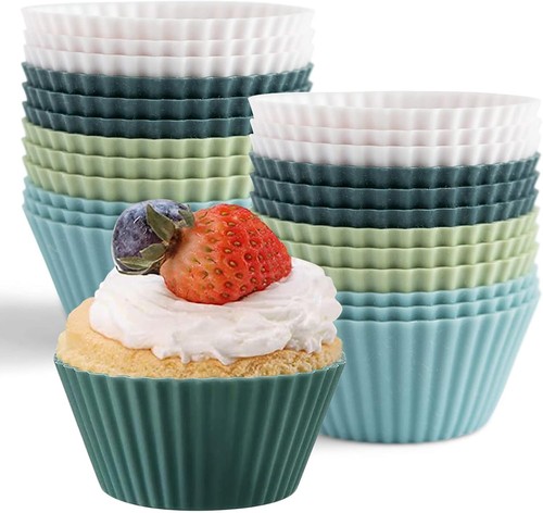 Silikon muffinförmchen - muffinförmchen, 24