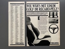 Recaro Sportsitz VW Golf im
