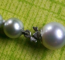 ‼️‼️Hochwertige Zuchtperlenkette Halskette mit 750 iger Weißgoldverschluss‼️‼️