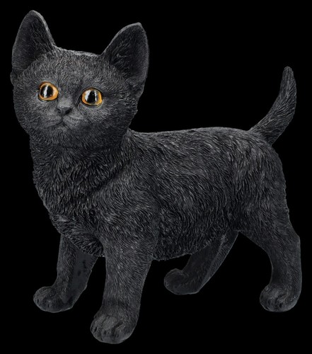 Katzenfigur schwarz charmed - schwarz,