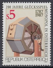 Österreich Austria 1987 ** Mi.1904 Glücksspiel Lostrommel Lotto Gambling