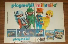 Seltene Werbung PLAYMOBIL Playmo Space Astronauten Raumfahrzeuge Klicky 1982
