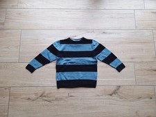H&M Strickpullover Gr. 110 / 116 ~ blau gestreift Jungen Stick Pullover Pulli 