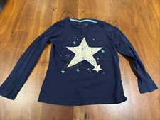 Longsleeve Pullover Gr.110-116 von Alive für Mädchen Blau Stern