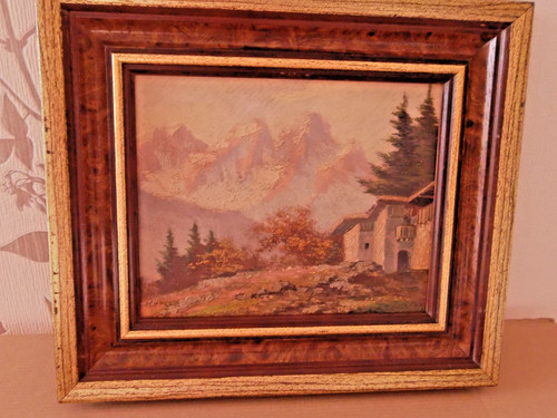 Altes ölbild wandbild - altes,