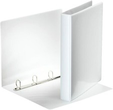10x Esselte 49702 Ringbuch Präsentation mit Taschen A4 PP 4 Ringe 25 mm weiss