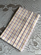 1 Kissenbezug, Bauernbettwäsche aus den 30ern, kariert