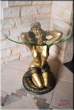 Beistelltisch Glastisch Couchtisch Tisch Glas Modern Telefontisch Design