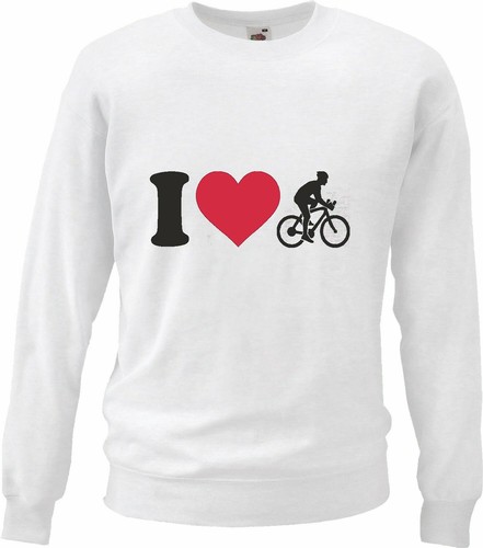 Sweatshirt love fahrrad - sweatshirt, i