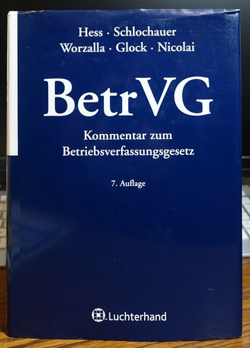 Betrvg kommentar zum - kommentar,