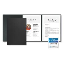 10 Bewerbungsmappen Schwarz