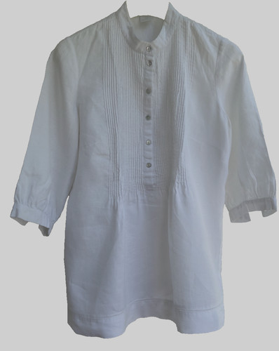 Damen biesenbluse leinen - damen,