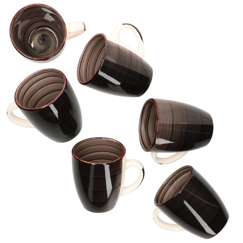 6er set coffeeblack - 6er,