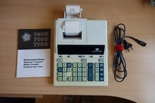 Rechenmaschine PRECISA 7500 + extra 10 Rollen Papier + Bedienungsanleitung