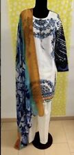 Indische Bollywood Designer Kleid Palazzo Sari Salwar Schal Kameez Hose Gr.36