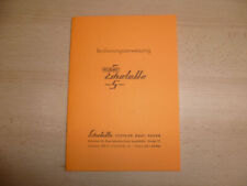 Echolette S / NG51 Bandhall - Bedienungsanleitung