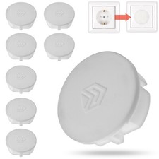 Steckdosensicherung Abdeckung 8x SchuKo Steckdose Staubschutz Steckerschutz Dose