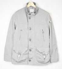 Peuterey Phoebus Jacke Mädchen 14 Jahre Grau Leicht Hoher Kragen Patch Taschen