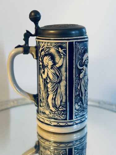 Gerz vintage keramik bierkrug - keramik,