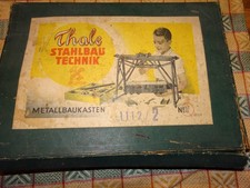alter Stabilbaukasten-Thales Stahlbautechnik mit Anleitungen Bastler/Ersatzteile