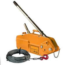 Drahtseilzug 1,6 to Greifzug Seilzug Seilwinde Baumwinde Drahtseilzug Alugehäuse